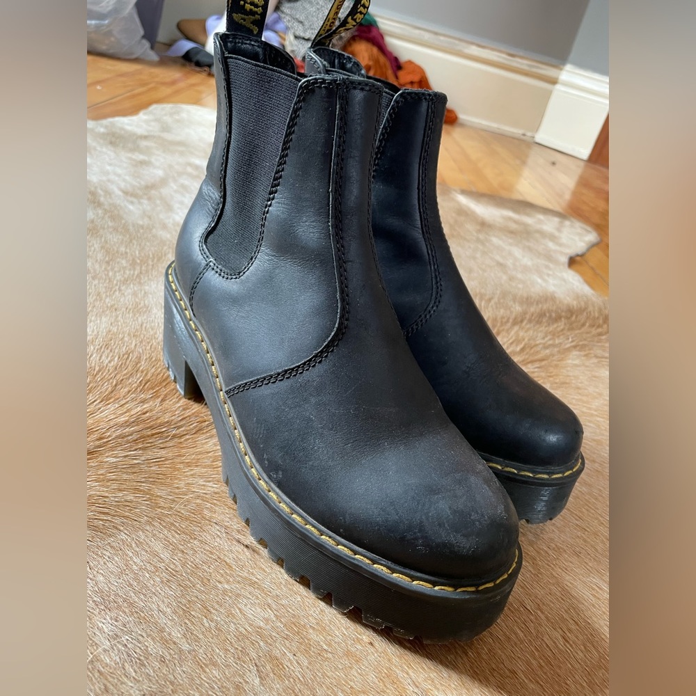 Dr. Martens, Women's Arbor Steel Toe Light Industry Boots